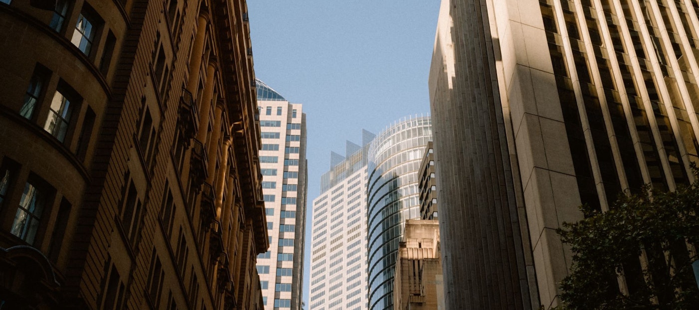 Commercial real estate skyline